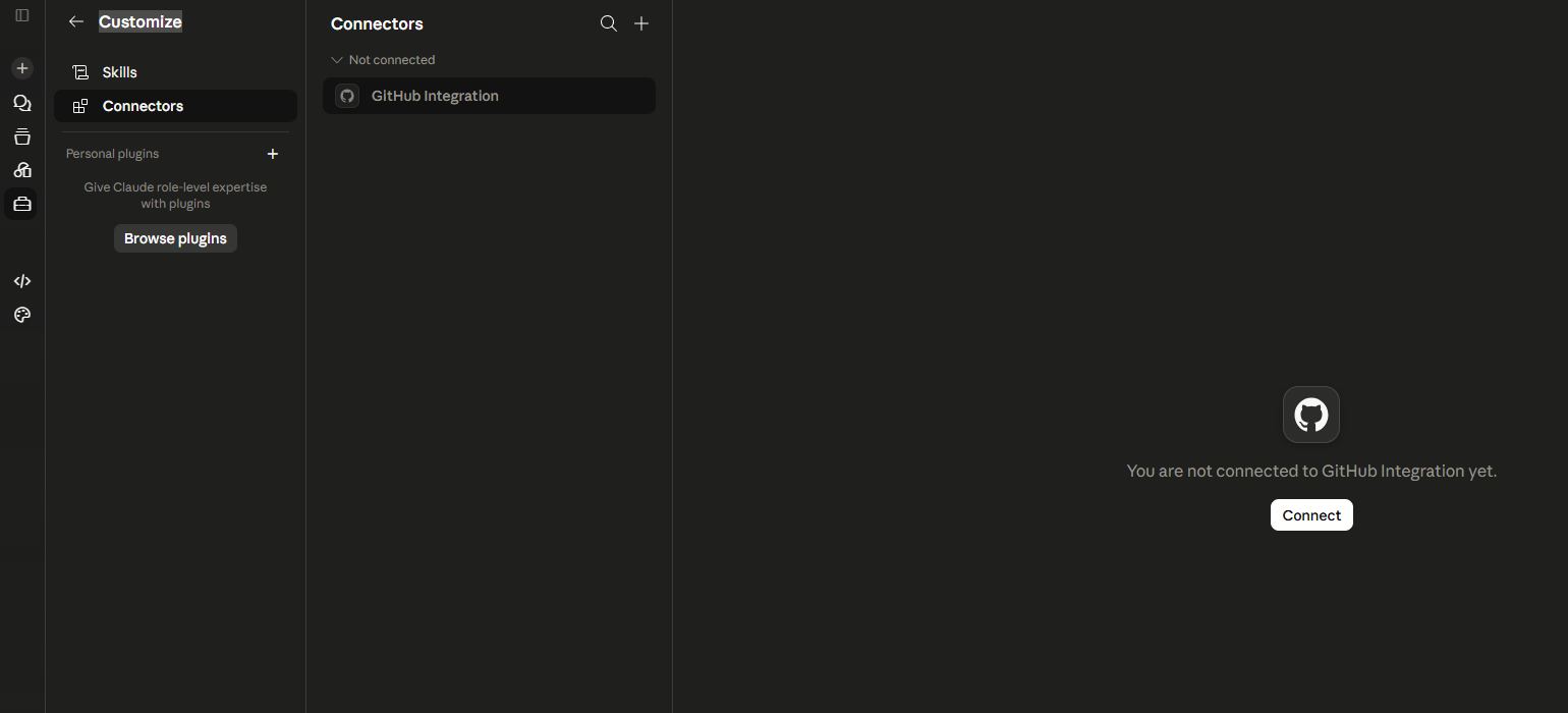 חיבור GitHub Integration